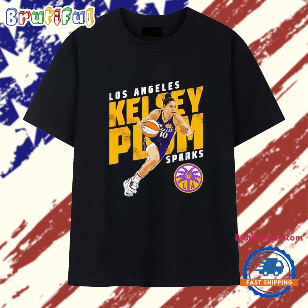 Kelsey Plum Los Angeles Sparks Slant Vintage T Shirt