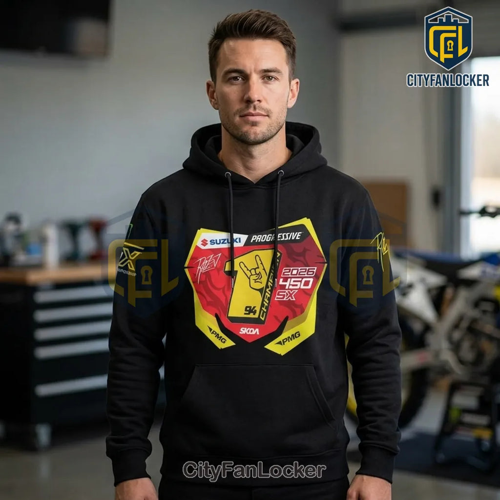 Ken Roczen 450SX Champion 2026 Motocross Racing Hoodie