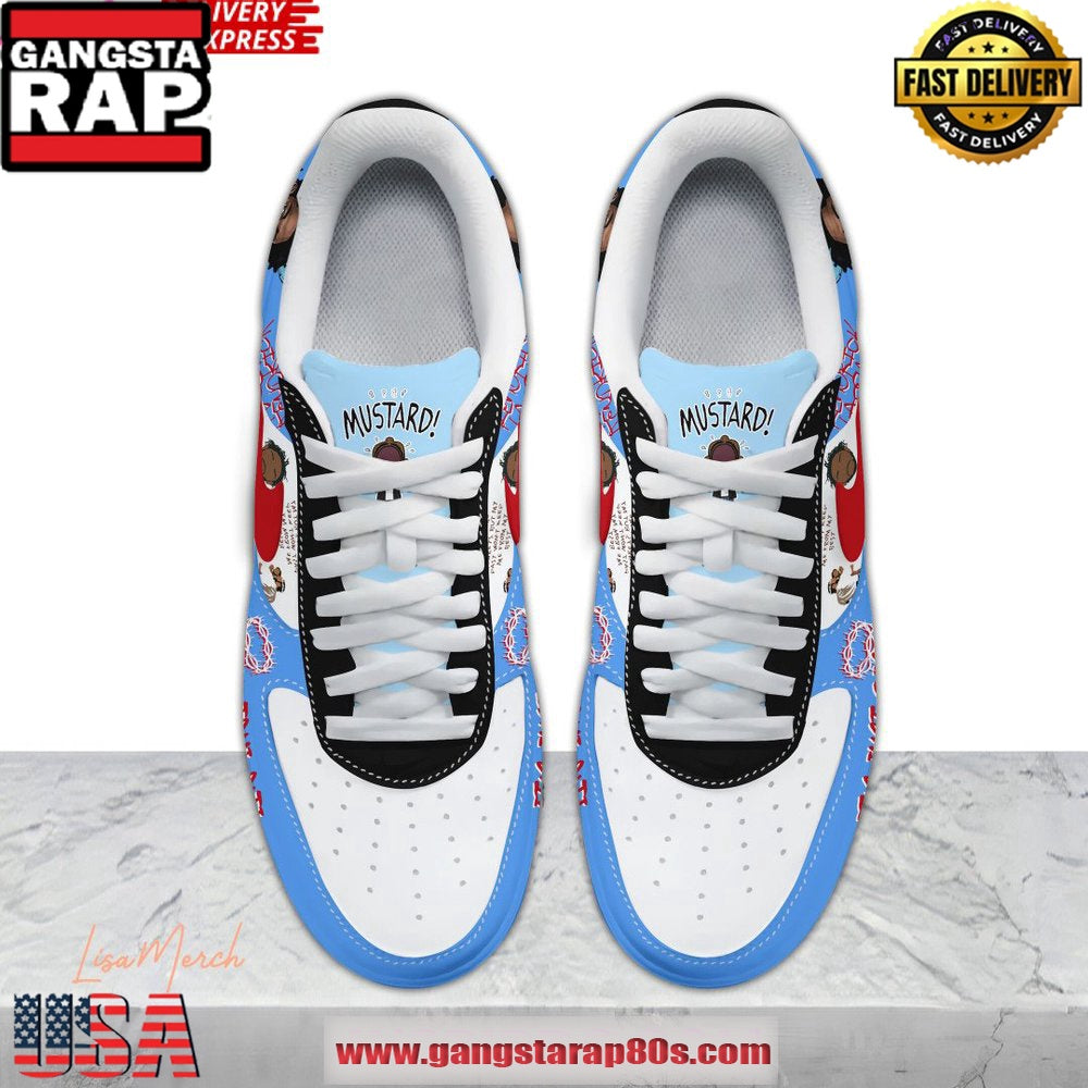 Kendrick Lamar Grammy Special Edition Air Force 1 Running Sneakers Shoes