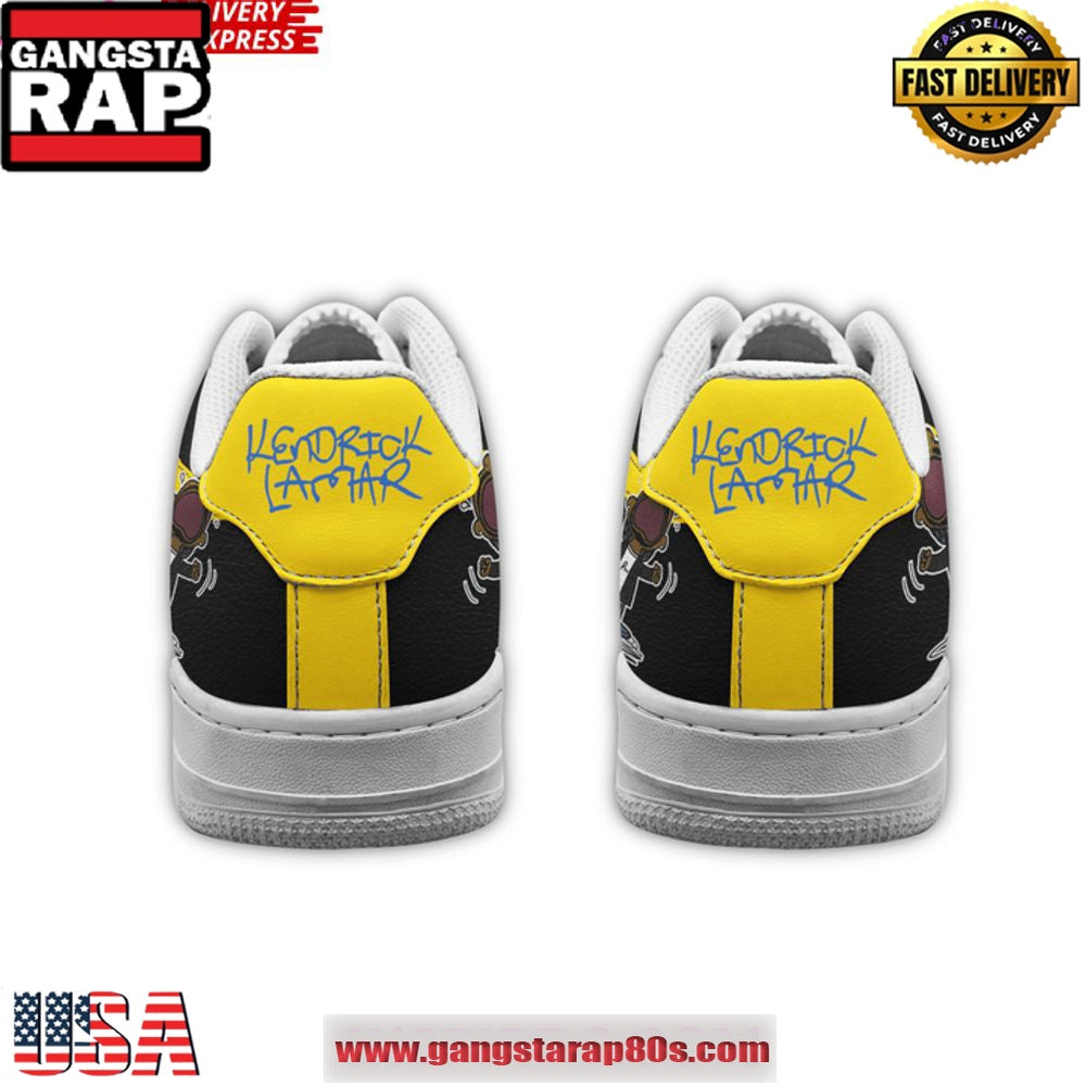 Kendrick Lamar Mustard Special Edition Air Force 1 Shoes Running Sneakers