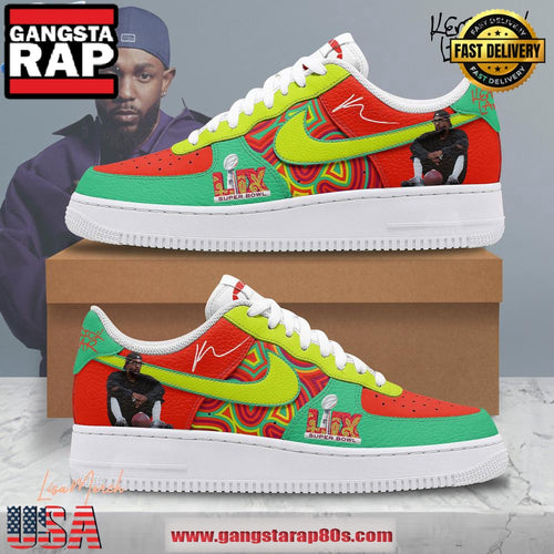 Kendrick Lamar Super Bowl LIX Air Force 1 Sneakers Running Sneakers Shoes