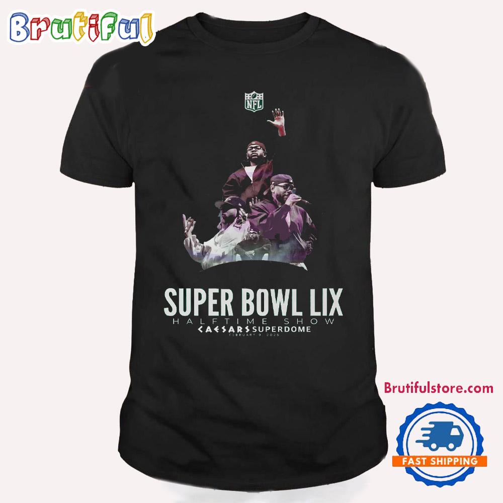 Kendrick Lamar Super Bowl Lix Halftime Show Feb 9 2025 T Shirt
