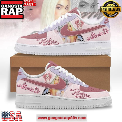 Kenia OS Pink Aura New Edition Air Force 1 Sneakers Shoes
