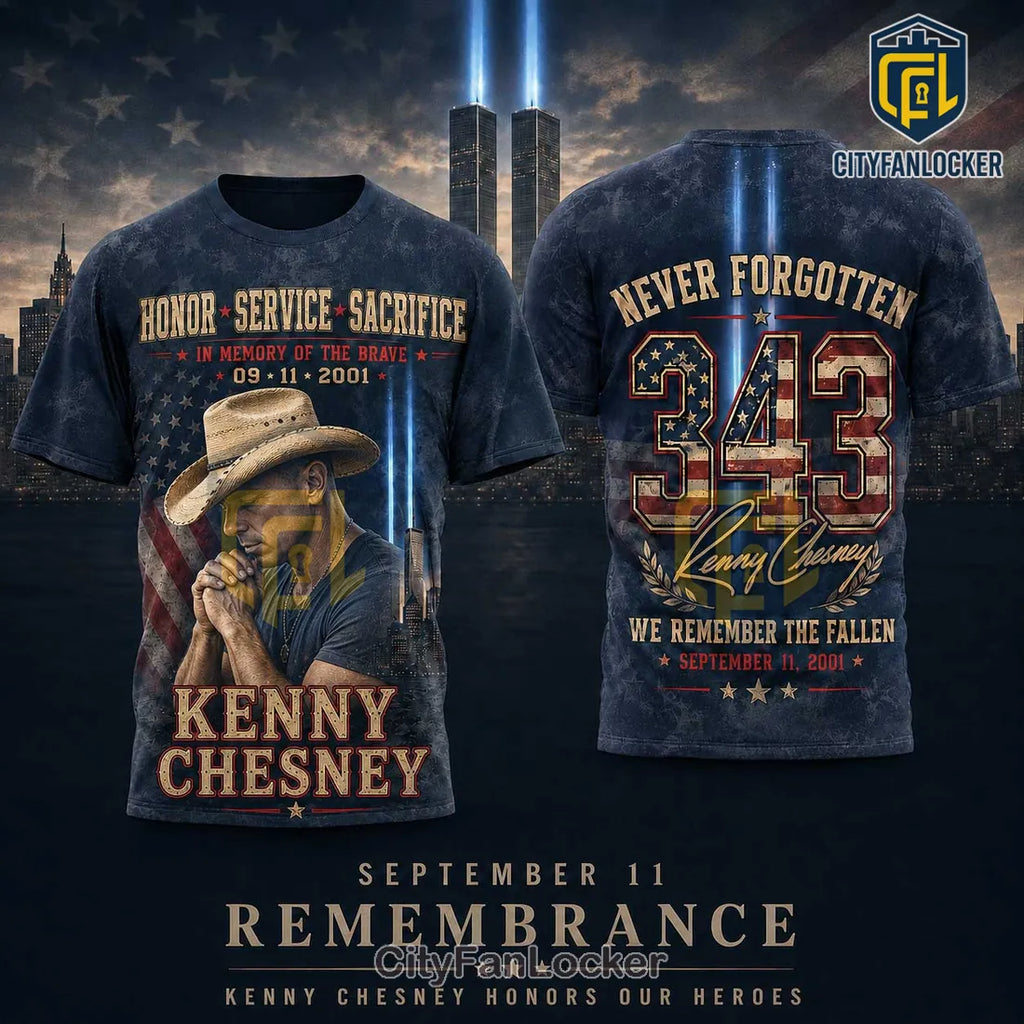 Kenny Chesney 9/11 Patriotism Memorial T-Shirt