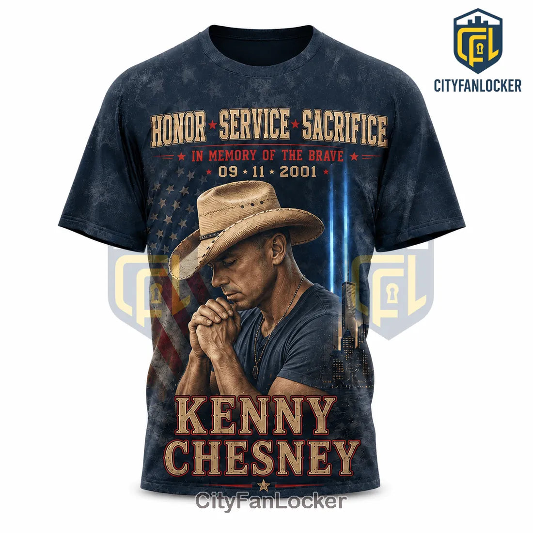 Kenny Chesney 9/11 Patriotism Memorial T-Shirt