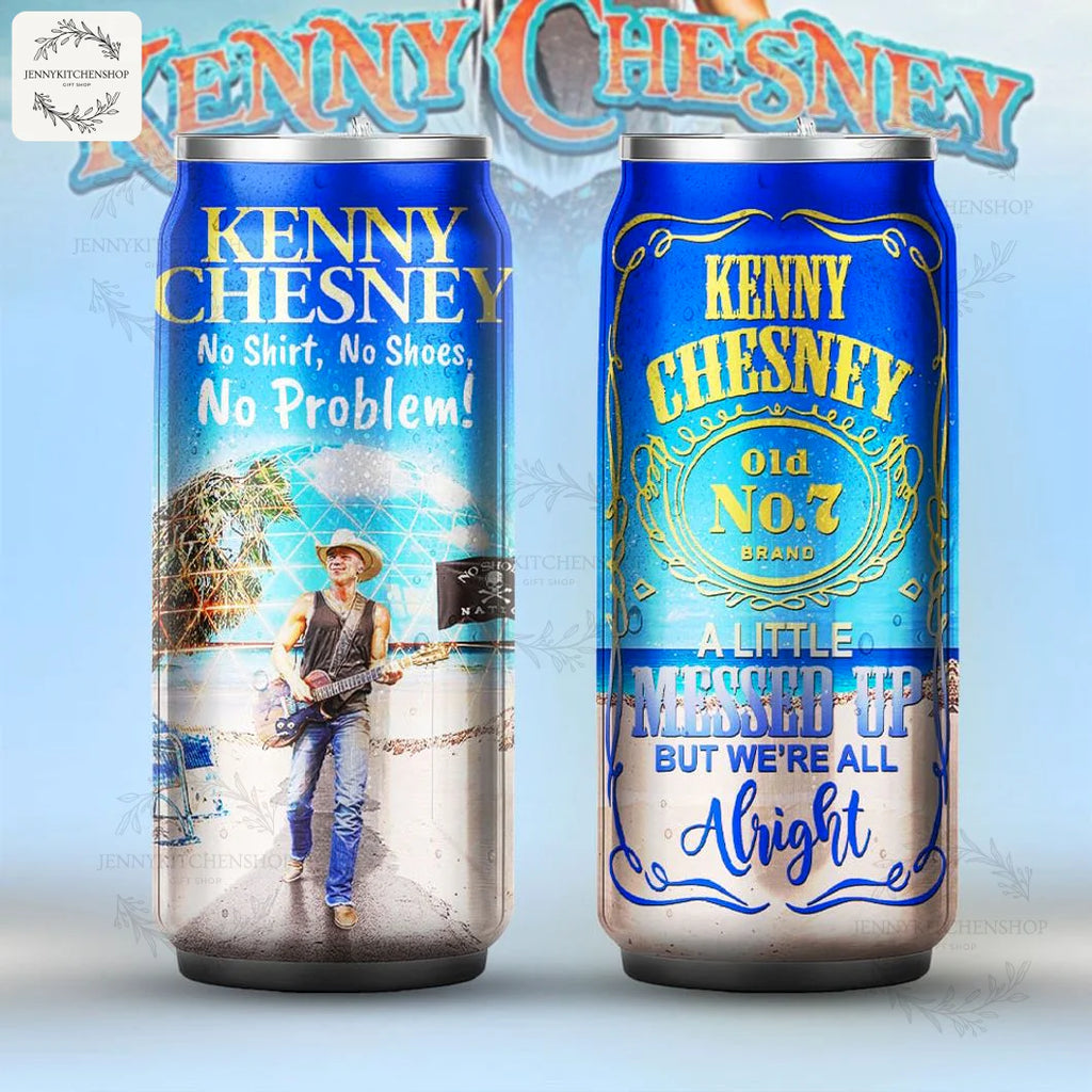 Kenny Chesney A Little Messed Up Can Shaped Tumbler