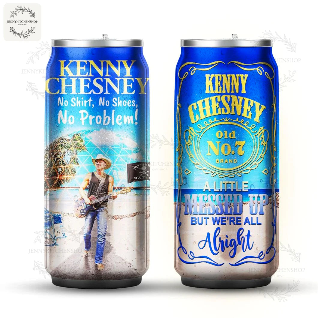 Kenny Chesney A Little Messed Up Can Shaped Tumbler