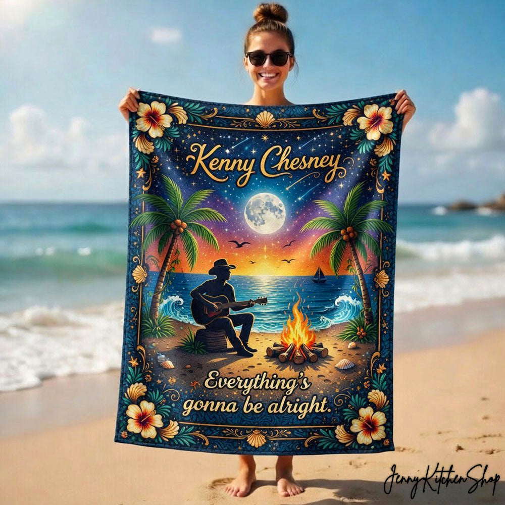 Kenny Chesney No Shoes Nation 2026 Collection Beach Towel