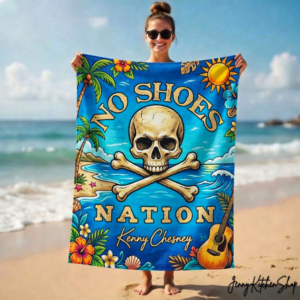 Kenny Chesney No Shoes Nation 2026 Collection Beach Towel