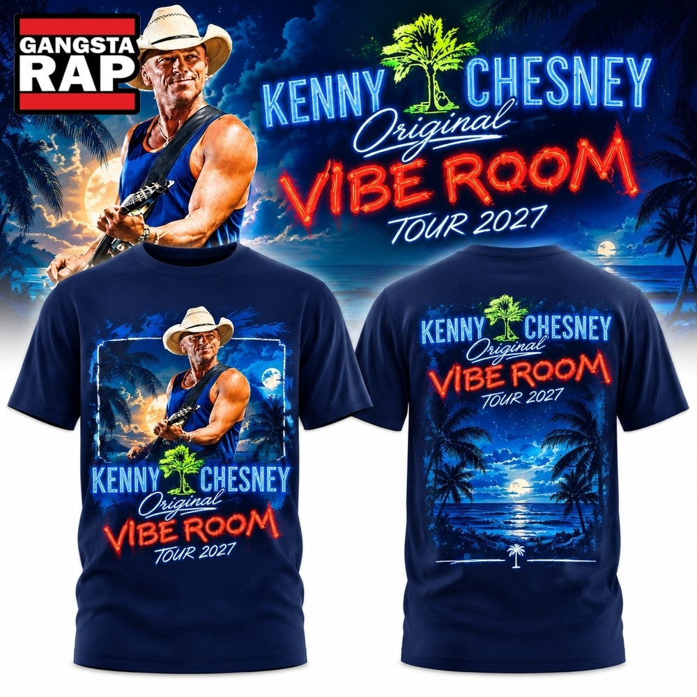 Kenny Chesney Original Vibe Room Tour 2027 Limited Edition T Shirt