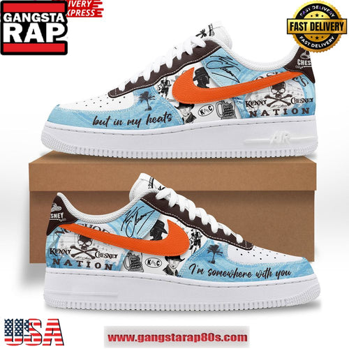 Kenny Chesney Special Edition Air Force 1 Sneakers Shoes