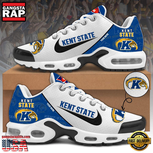NCAA Custom Name Kent State Football Mascot Symbol Air Max Plus Shoes Running Sneakers