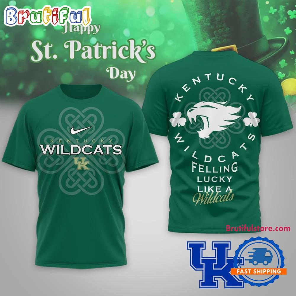 Kentucky Wildcats 2026 NCAA Lucky St. Patricks Day Limited Edition 3D Shirt