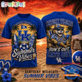 Kentucky Wildcats 2026 NCAA Summer Vibes Limited Edition 3D T Shirt