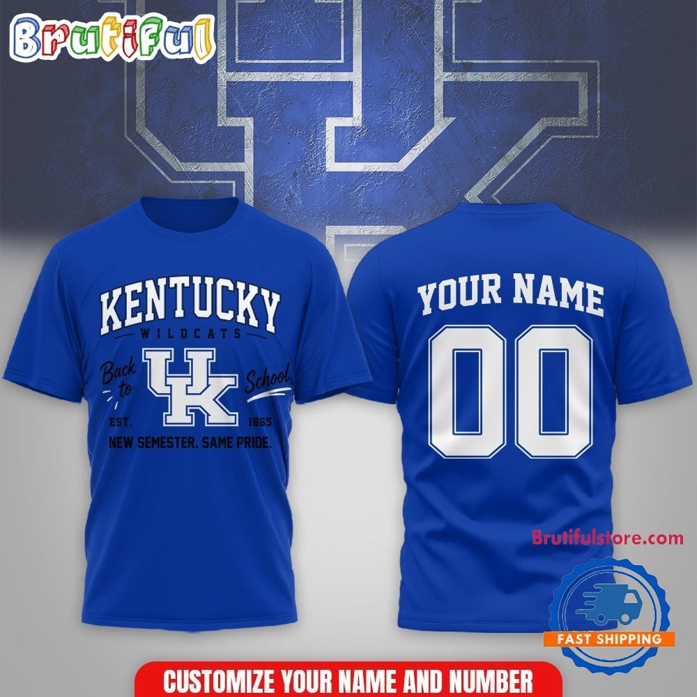 Kentucky Wildcats NCAA Campus Pride Back to School 2026 Personalized 3D Shirt