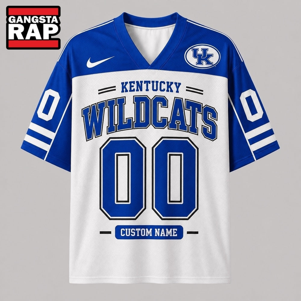 Kentucky Wildcats NCAA College Team Pride Personalized Football jersey