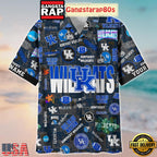 Kentucky Wildcats Solgan Big Blue Nation True Fan Spirit Custom Name Aloha Hawaiian Shirt