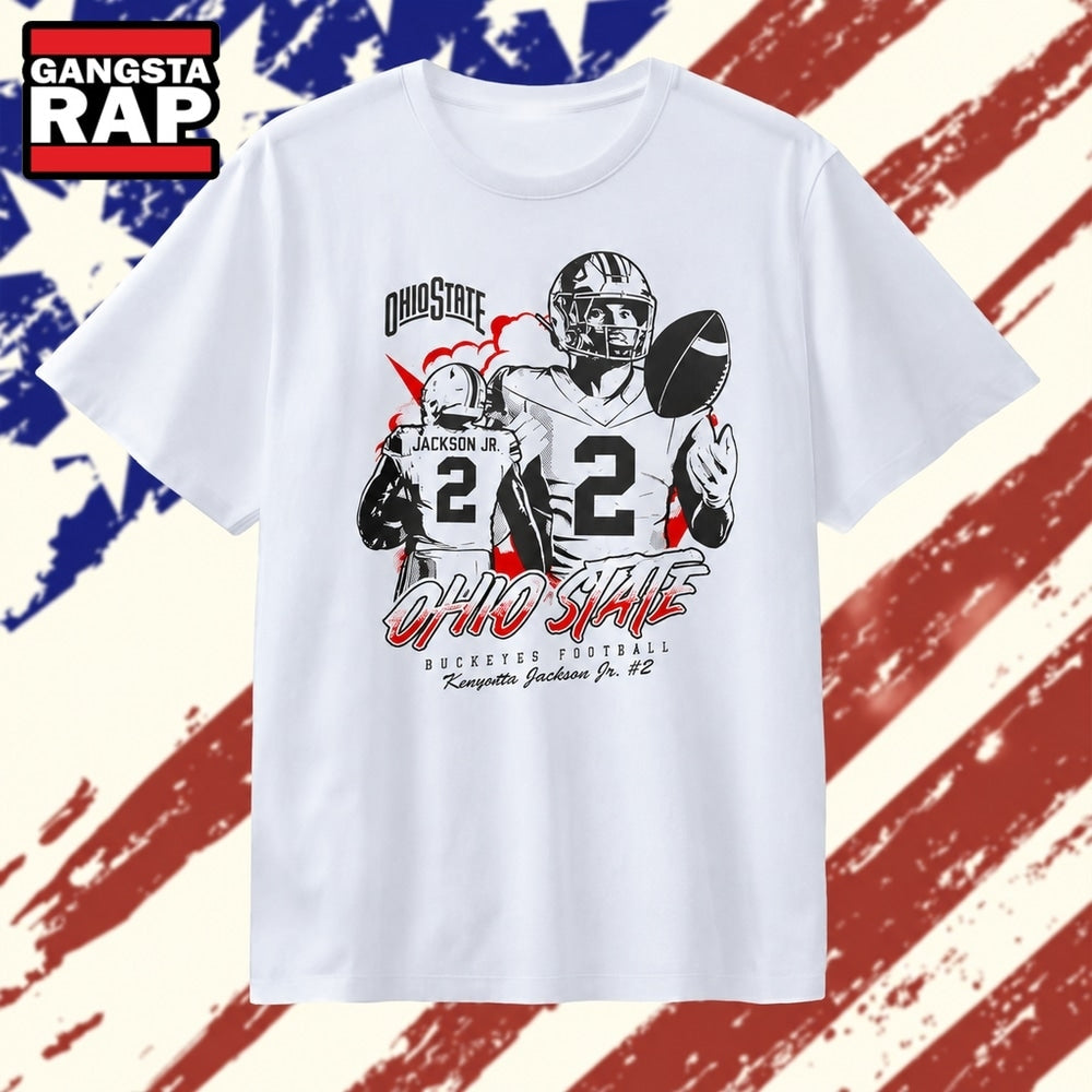 Kenyatta Jackson Jr. Ohio State Electric T Shirt