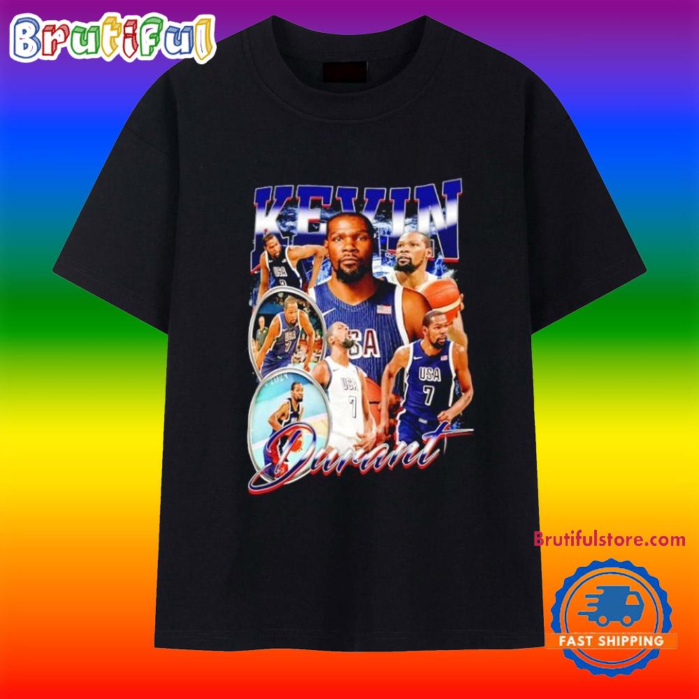 Kevin Durant #7 USA Graphic T Shirt