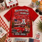KFC 1930-2026 Celebration Red T-Shirt Limited Edition