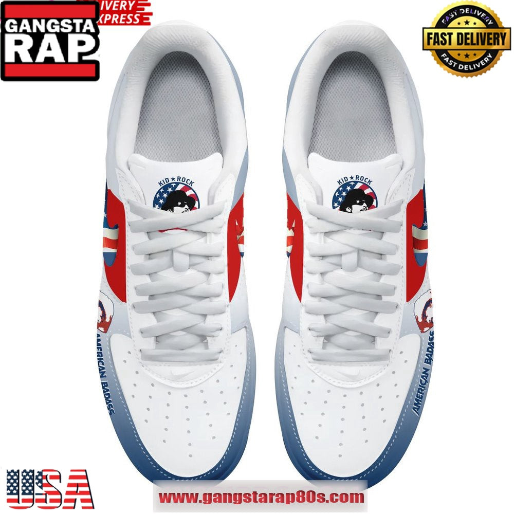 Kid Rock American Badass Air Force 1 Running Sneakers Shoes