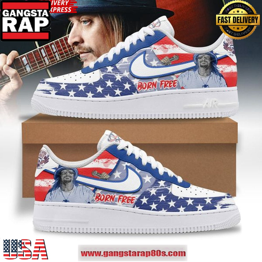 Kid Rock Born Free New Design Air Force 1 Sneakers Shoes