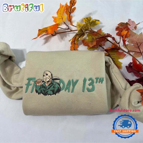 Killer Character Halloween Embroidered Sweatshirts