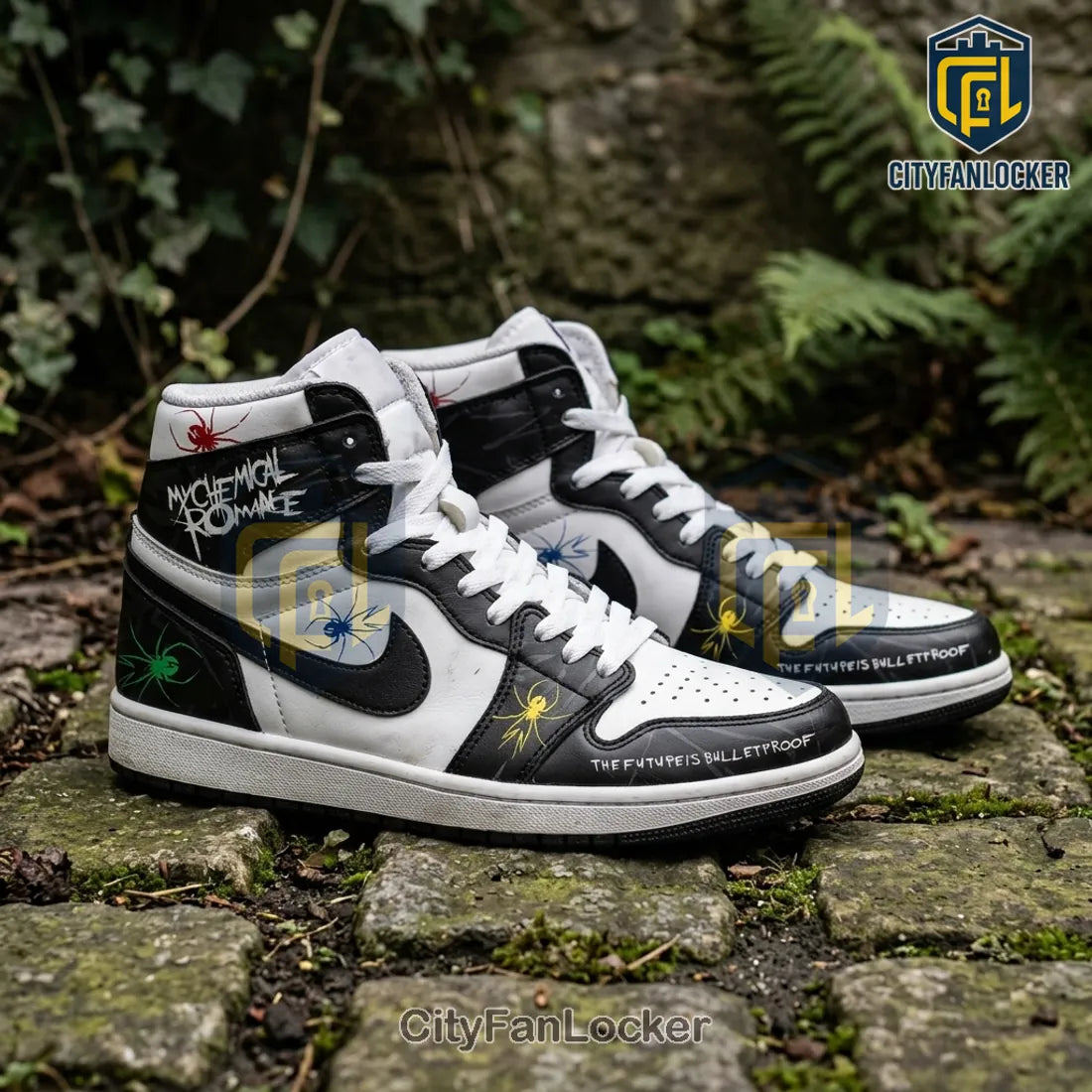 Killjoys x My Chemical Romance Air Force 1 Sneakers