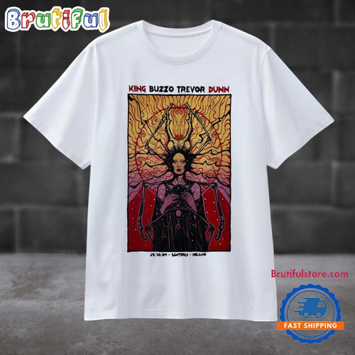 King Buzzo Trevor Dunn At Santeria In Milan Italy On October 25 2024 T Shirt