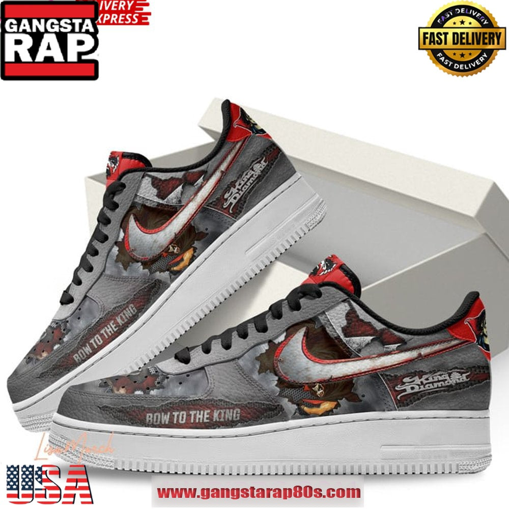King Diamond Bow to the King Limited Edition Air Force 1 Sneakers Shoes