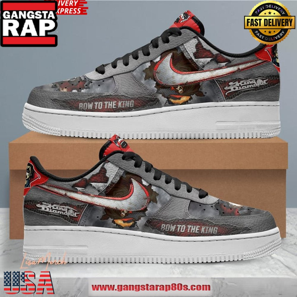 King Diamond Bow to the King Limited Edition Air Force 1 Sneakers Shoes