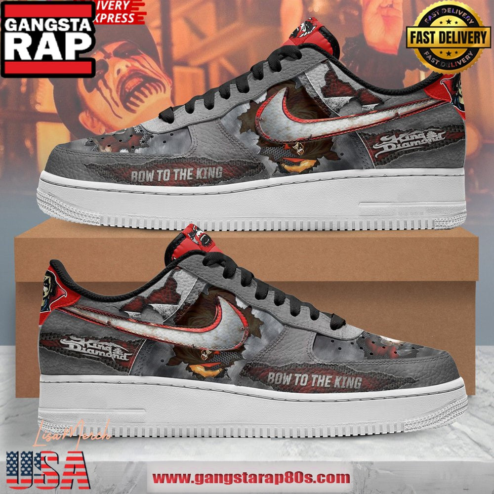 King Diamond Bow to the King Limited Edition Air Force 1 Sneakers Shoes