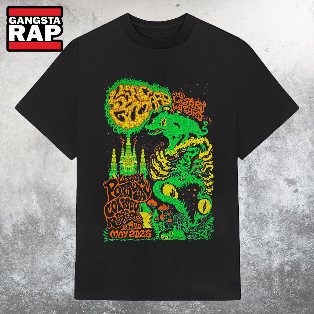 King Gizzard Coliseu Dos Recreios Lisboa, Portugal May 18 19 20 2025 Concert T Shirt