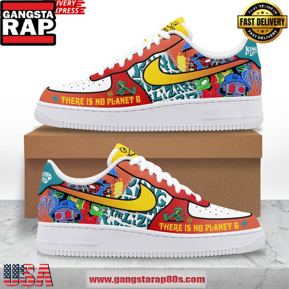 King Gizzard & The Lizard Wizard Nike Air Force 1 Sneakers Shoes