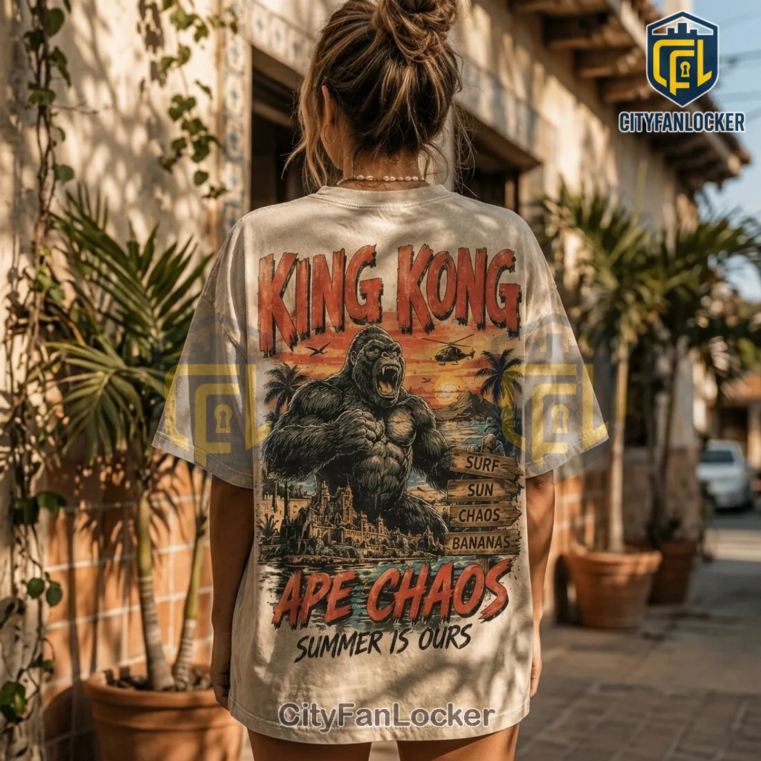 King Kong Vintage Wash Summer T-Shirt