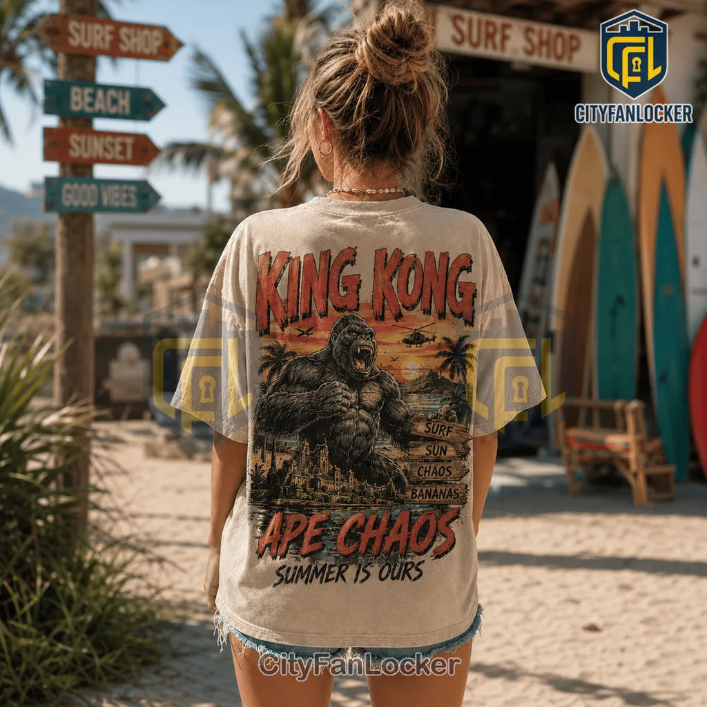 King Kong Vintage Wash Summer T-Shirt