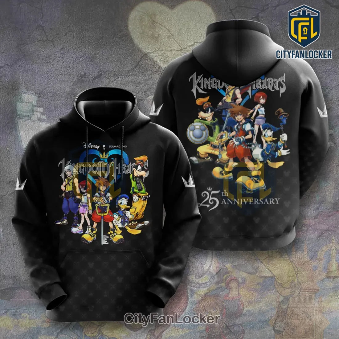 Kingdom Hearts 25th Anniversary Characters T-Shirt