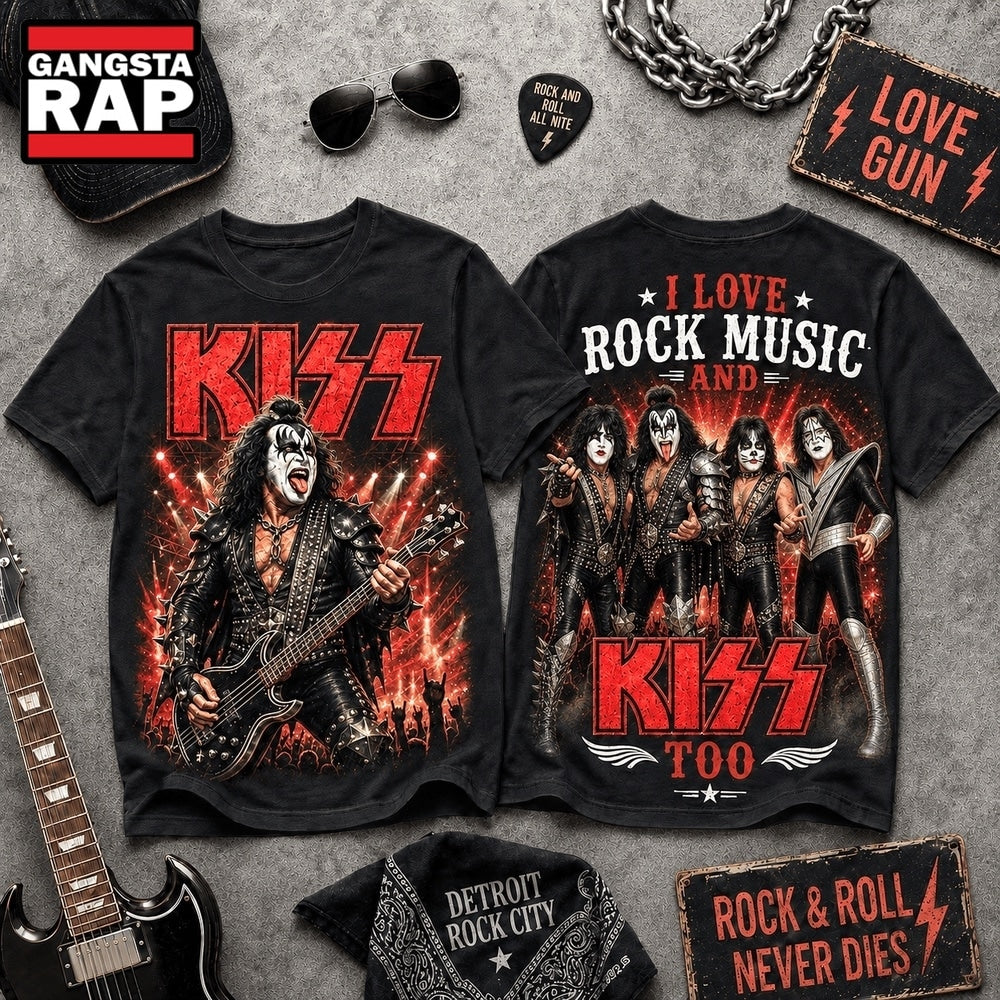 KISS Band Rock and Roll All Nite 3D Shirt , Music Trending 3D Shirt