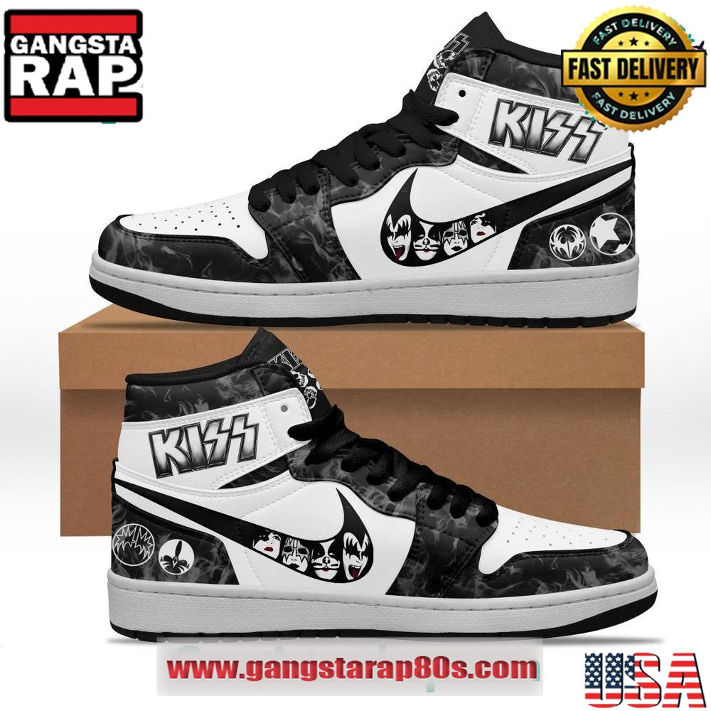 Kiss Band Rock n Roll Lover Limited Edition Air Jordan 1 Sneakers Shoes