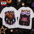 KISS Paint It Loud Halloween Night 3D Shirt