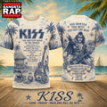 KISS Palm Tree Retro Tour Poster 2026 Vintage 3D Shirt