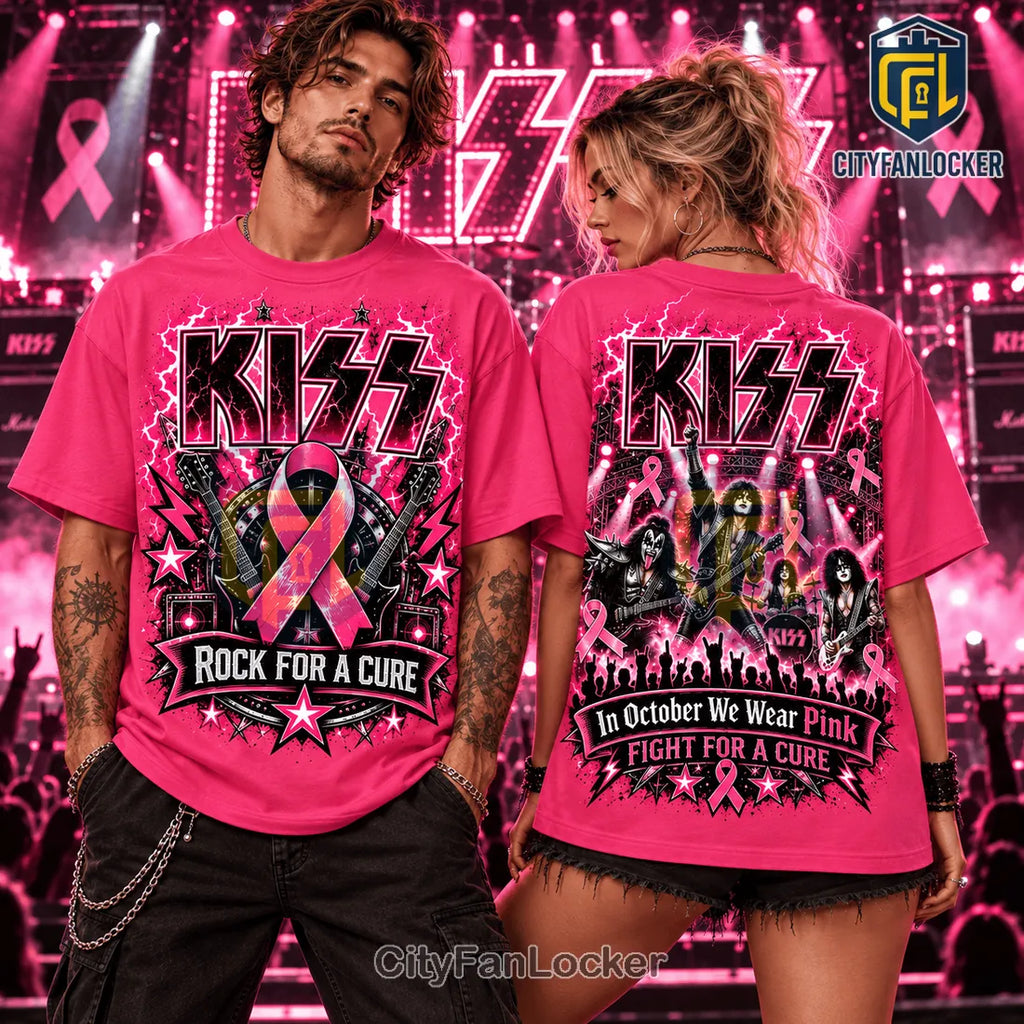 KISS Pink Ribbon Rock Legends Shirt