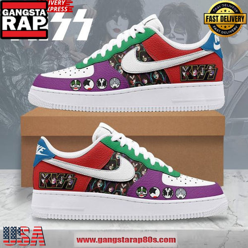 Kiss Rock Band New Design Air Force 1 Sneakers Shoes