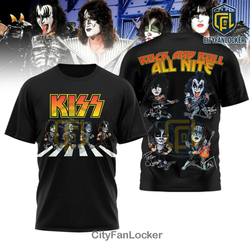 KISS Rock & Roll All Nite Chibi Graphic Hoodie