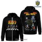 KISS Rock & Roll All Nite Chibi Graphic Hoodie