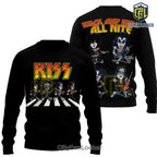 KISS Rock & Roll All Nite Chibi Graphic Hoodie