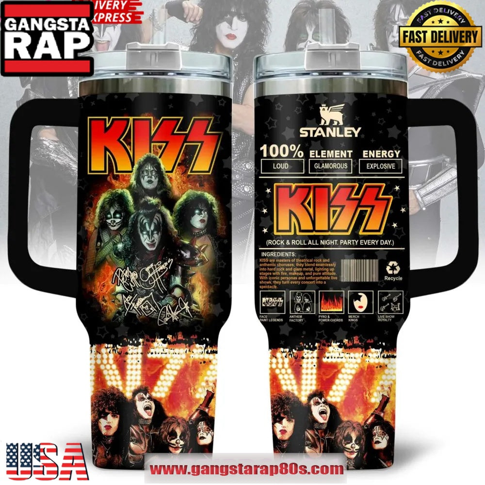 KISS Rock & Roll Special Stanley Tumbler 40oz