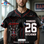 Kitchener Rangers 2026 Memorial Cup Champions Black Baseball Jersey