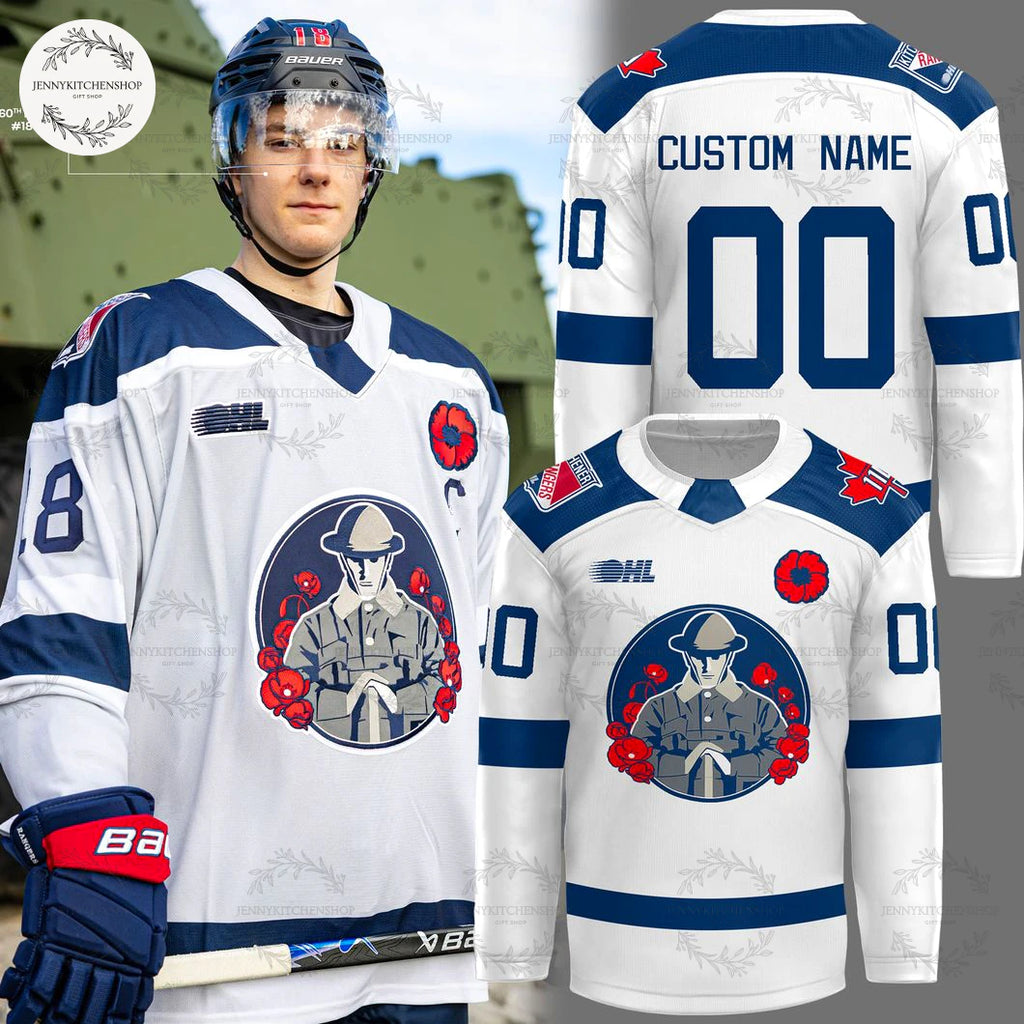 Kitchener Rangers The 2025-26 Remembrance Day Fans Hockey Jersey