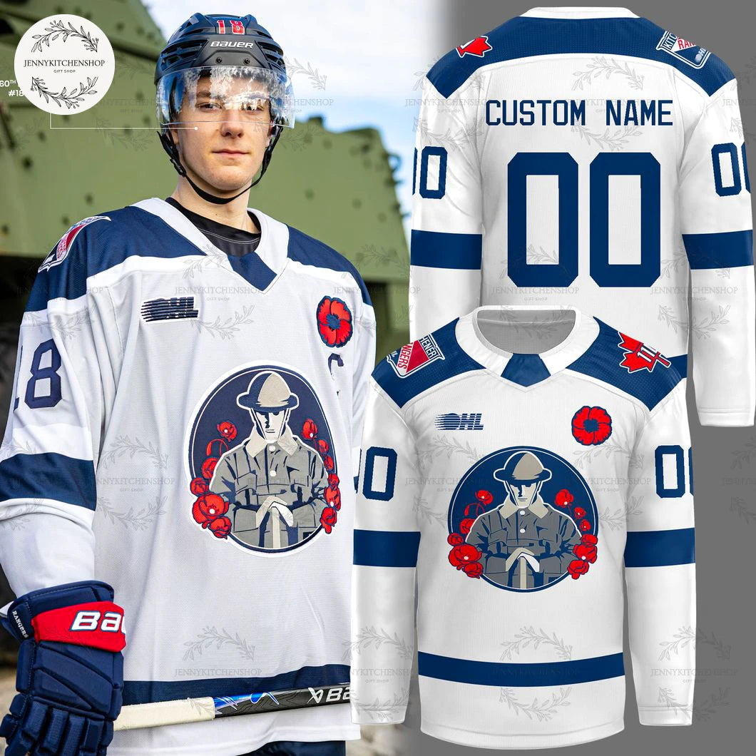 Kitchener Rangers The 2025-26 Remembrance Day Fans Hockey Jersey